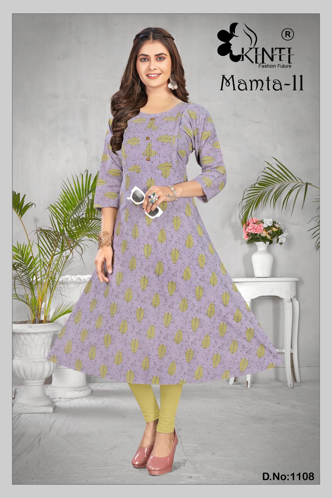 Mamta 11 By Kinti 1101-1108 Printed Kurtis Catalog